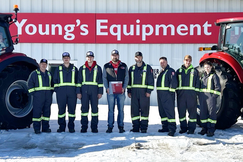 Case IH Pinnacle Service Award for Raymore